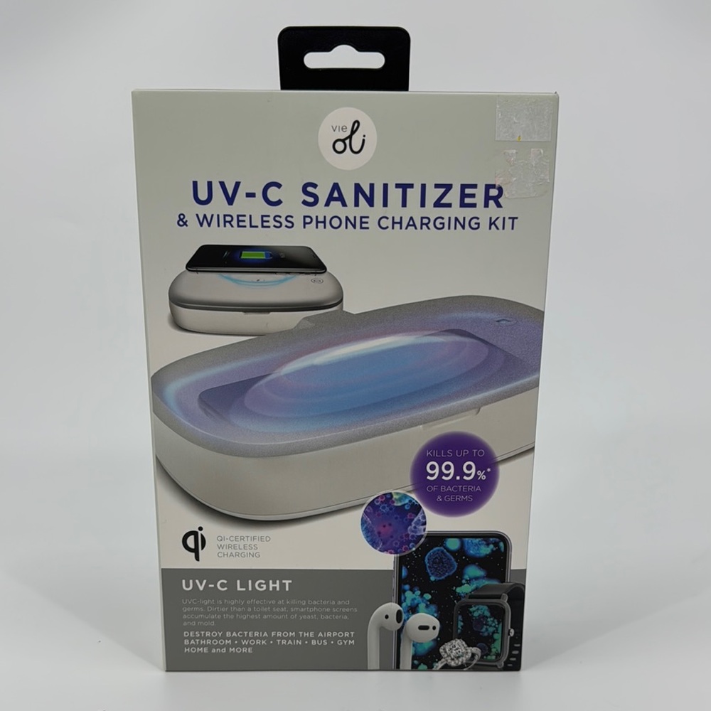 UV-C Sanitizer & Wireless Phone Charging Kit - NEW IN BOX